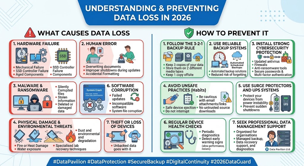 What Causes Data Loss and How to Prevent It in 2026