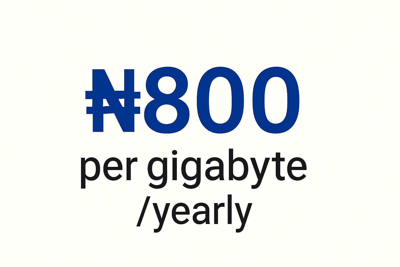 gigabyte cloud storage system